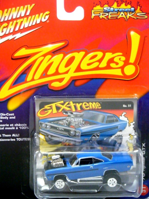 Johnny Lightning Street Freaks 1970 Plymouth GTX