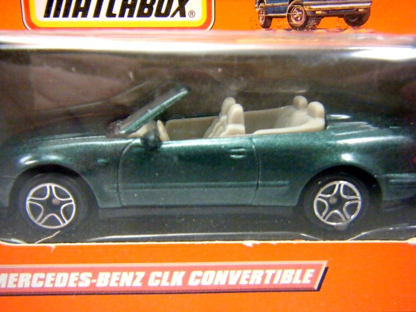 Matchbox Mercedes-Benz CLK Cabriolet Black Interior