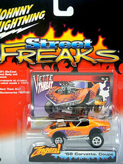 Johnny Lightning Street Freaks 1968 Chevrolet Corvette Coupe