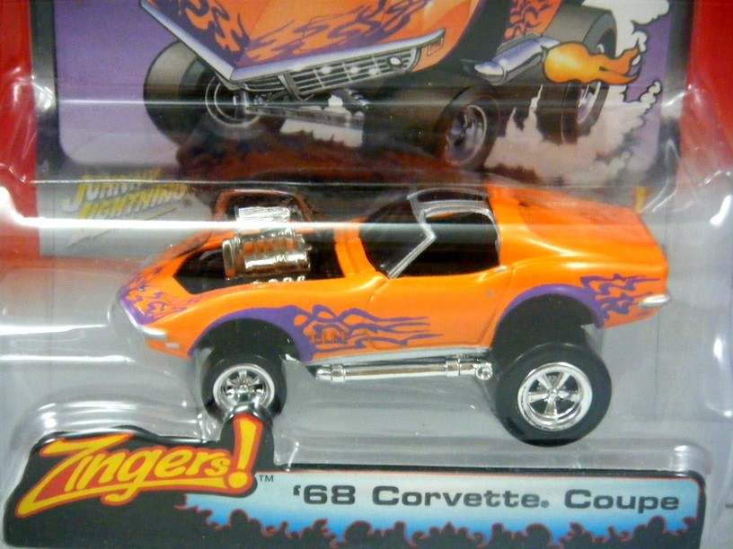Johnny Lightning Street Freaks 1968 Chevrolet Corvette Coupe