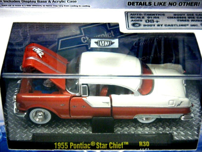 M2 Machines 1955 Pontiac Star Chief with Lake Pipes