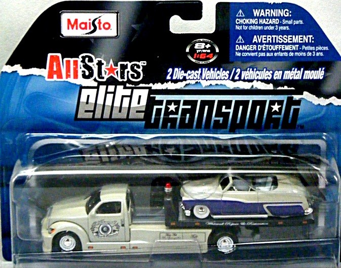 Maisto Elite Transport - 1950 Mercury Convertible & Flatbed Tow Truck