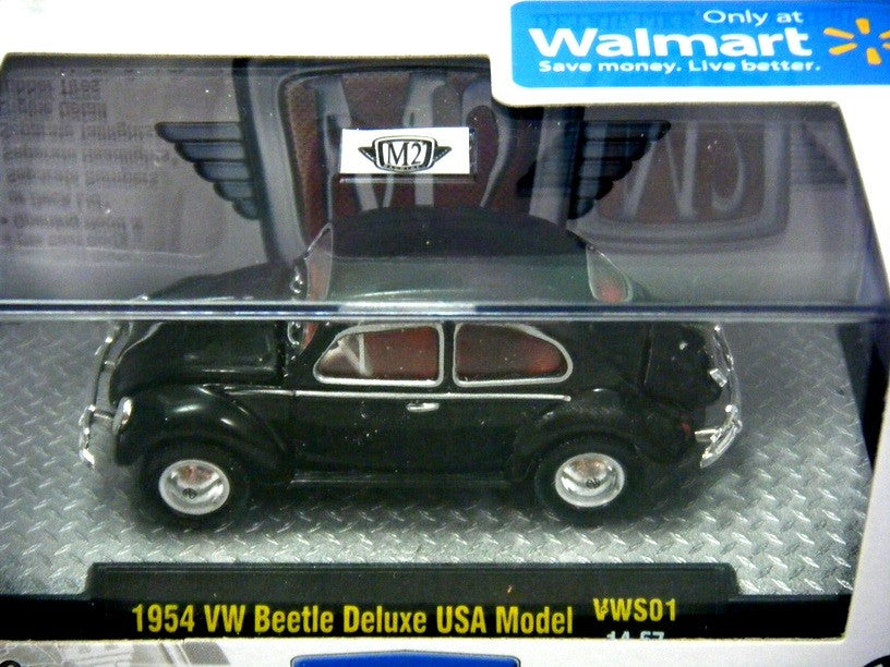 M2 Machines Auto Thentics VW - 1954 VW Beetle Deluxe USA Model