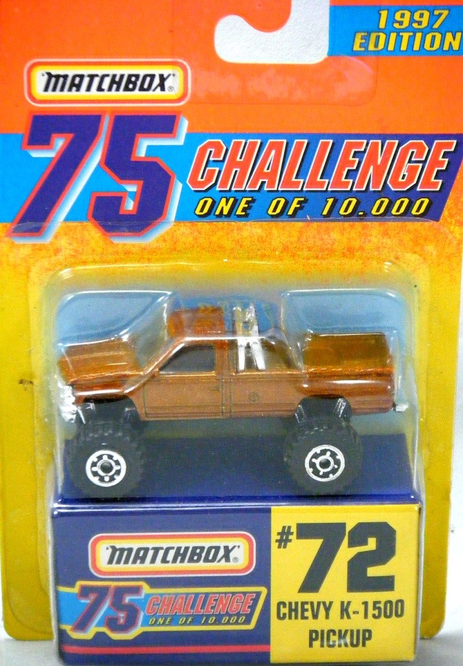 Matchbox Gold Challenge Chevy K1500 4x4 Pickup Truck