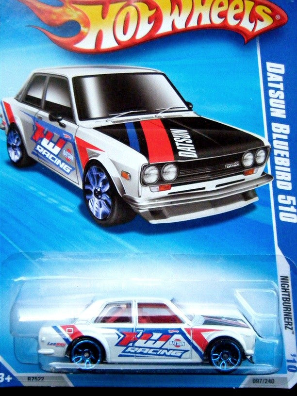 Hot Wheels Datsun Bluebird 210 Sedan SCCA Race Car