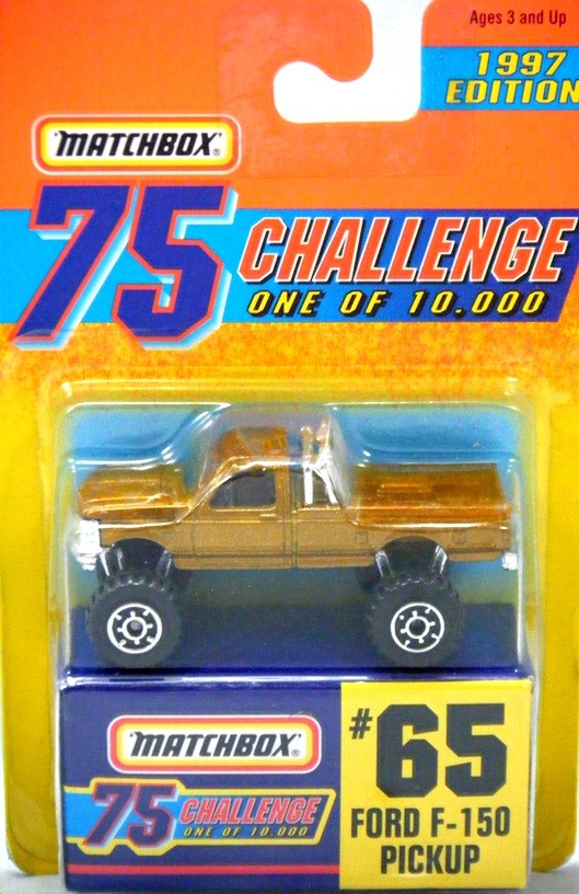 Matchbox Gold Challenge Ford F150 4x4 Pickup Truck