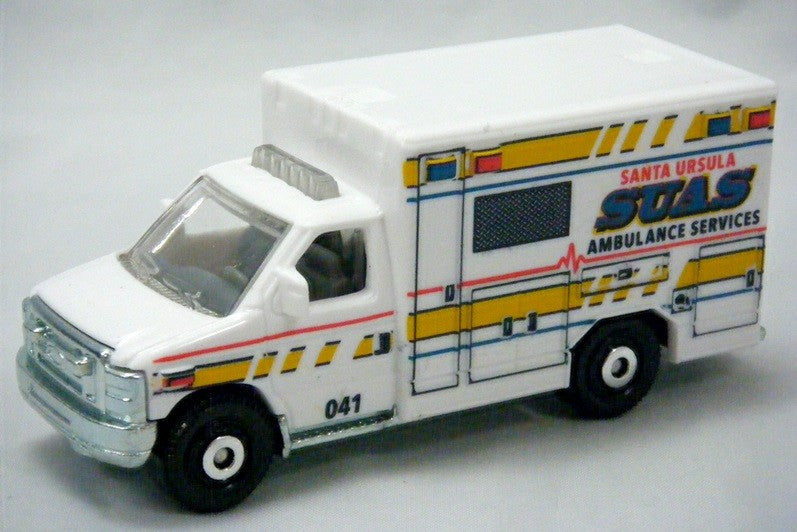 Matchbox - Ford E350 San Luis Obispo Fire Dept Paramedic Ambulance