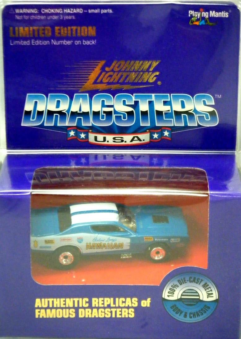 Johnny Lightning Dragsters USA The Hawaiian 1971 Dodge Charger NHRA Funny Car