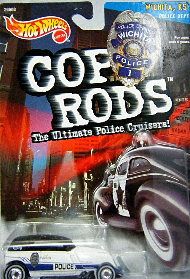 Hot Wheels Cop Rods Wichita KS Police Department Ford Phaeton