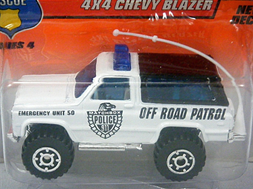 Matchbox - Chevrolet Blazer Off Road Police Patrol