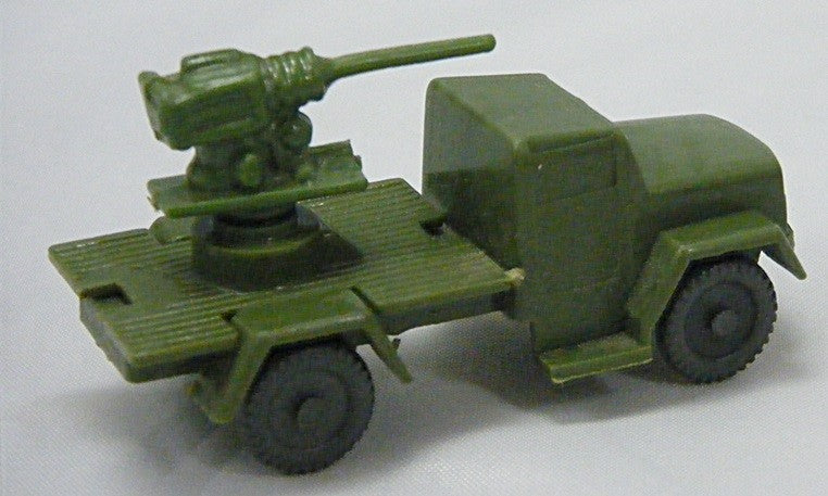 HO Scale Military Machine Gun Truck