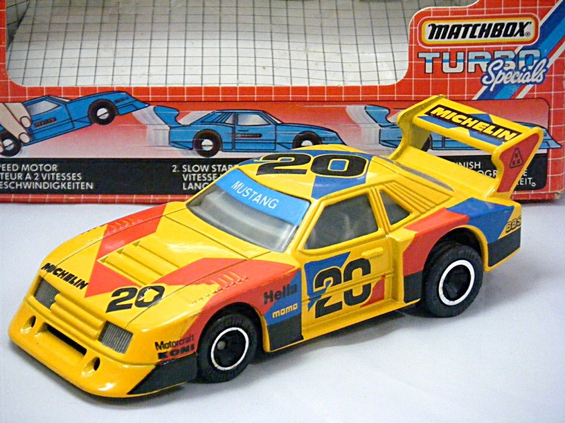 Matchbox - Turbo Specials - Zakspeed Ford Mustang Road Racer