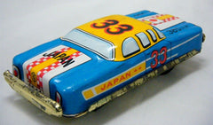 Japanese Postwar Tin Litho Friction  Race Car