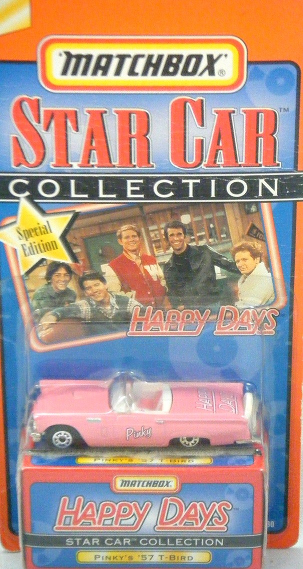 Matchbox Star Cars - Avon Exclusive - Happy Days Pinky 1957 Ford Thunderbird