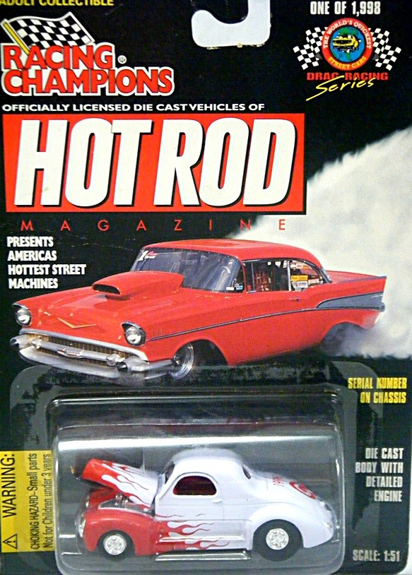 Racing Champions Hot Rod Magazine Series - 1941 Willys Coupe