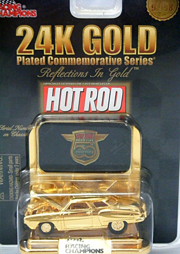 Racing Champions Hot Rod Magazine 24K Gold Plated - 1951 Studebaker