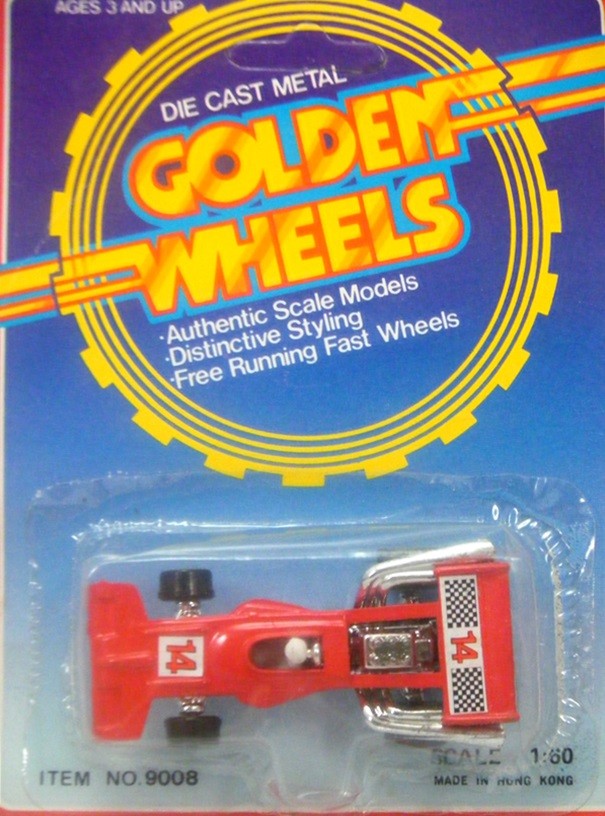Golden Wheels - Mountain Dew Indy Open Wheel Race Car 