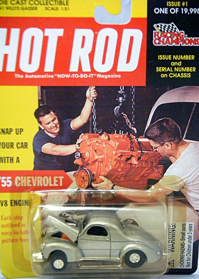 Racing Champions Hot Rod Magazine Series - 1941 Willys Coupe