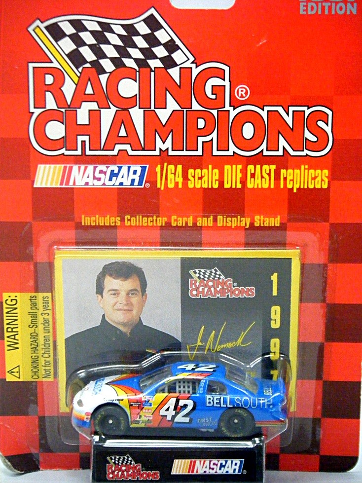 Racing Champions NASCAR 50th Annivesary Series Joe Nemechek Bell South Chevrolet Monte Carlo