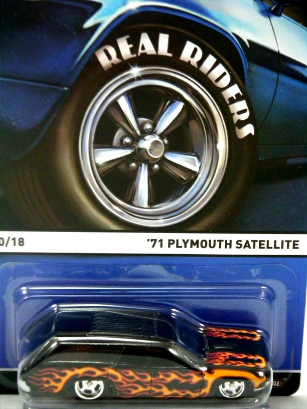 Hot Wheels Real Riders - 1971 Plymouth Satellite Station Wagon