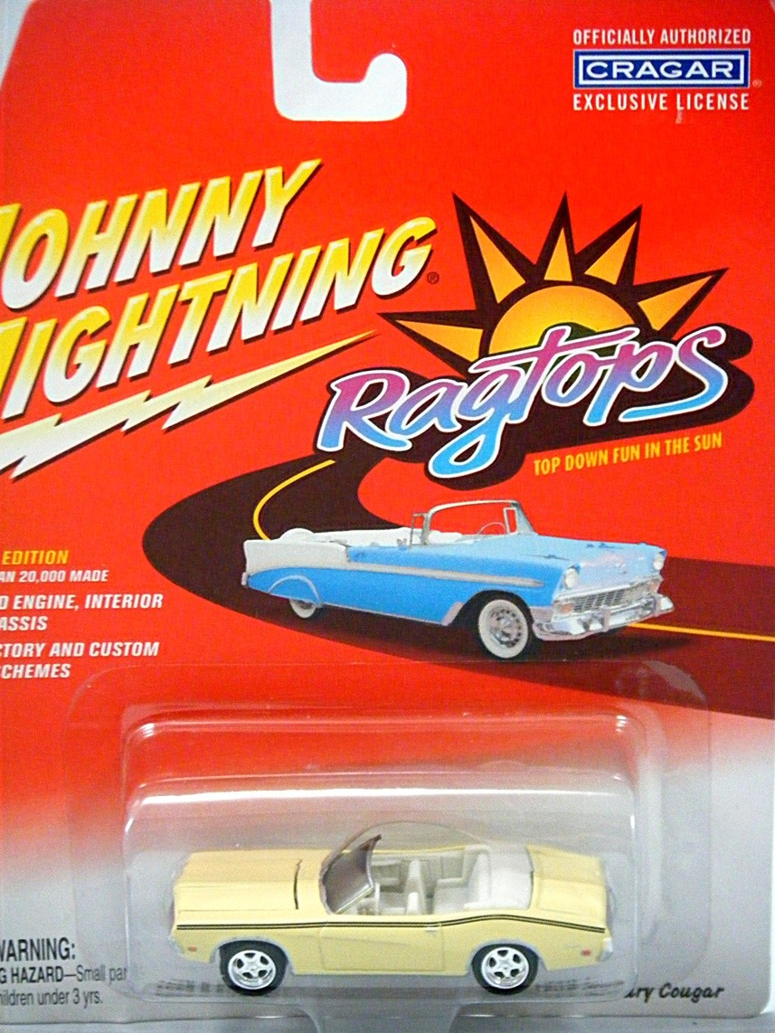 Johnny Lightning Ragtops - 1969 Mercury Cougar