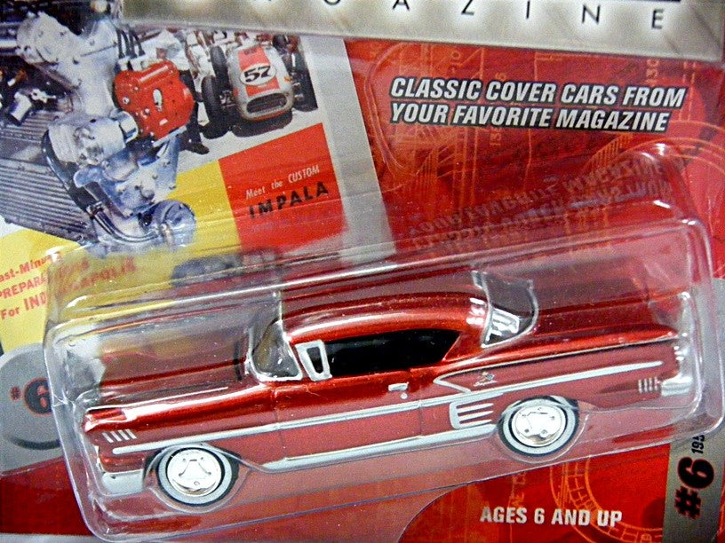 Johnny Lightning Hot Rod Magazine 1958 Chevrolet Impala