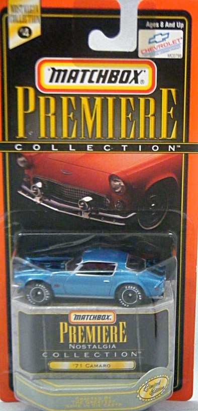 Matchbox Premiere Series - 1971 Chevrolet Camaro Z-28