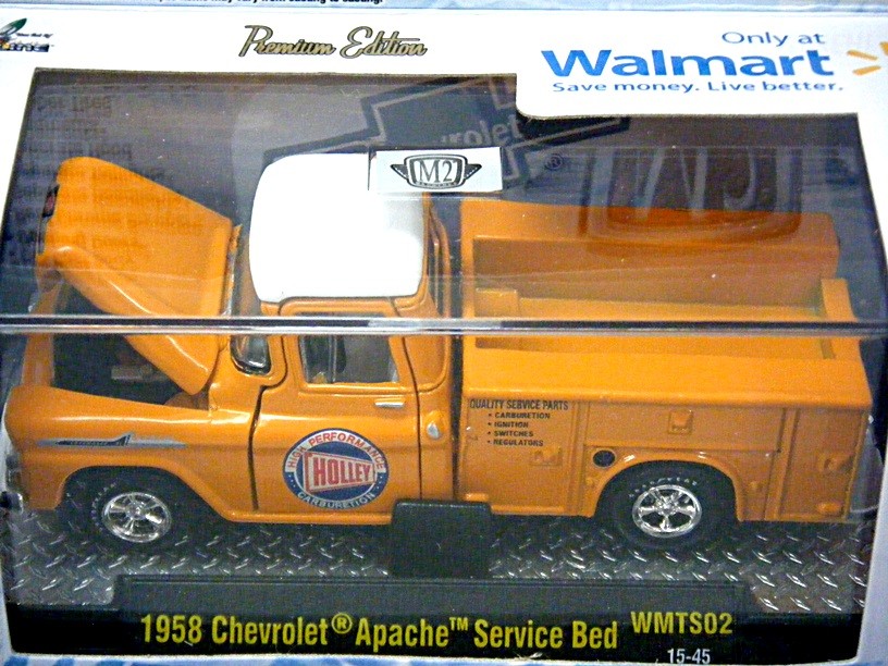 M2 - Shop Trucks - Holley Carbs 1958 Chevy Apache Service Bed