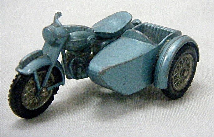 Matchbox Regular Wheels - Triumph Motorcycle with Sidecar