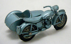 Matchbox Regular Wheels - Triumph Motorcycle with Sidecar