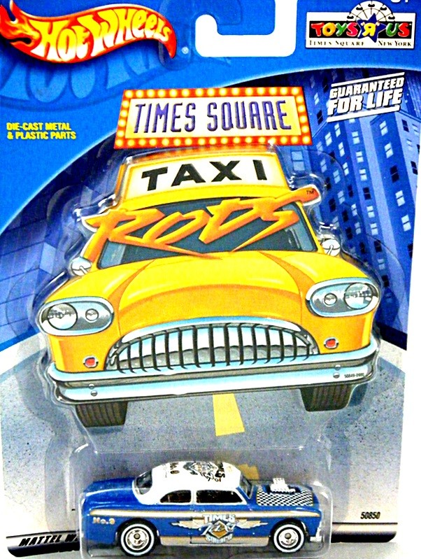 Hot Wheels - Times Square Taxi Rods - Ford Shoebox