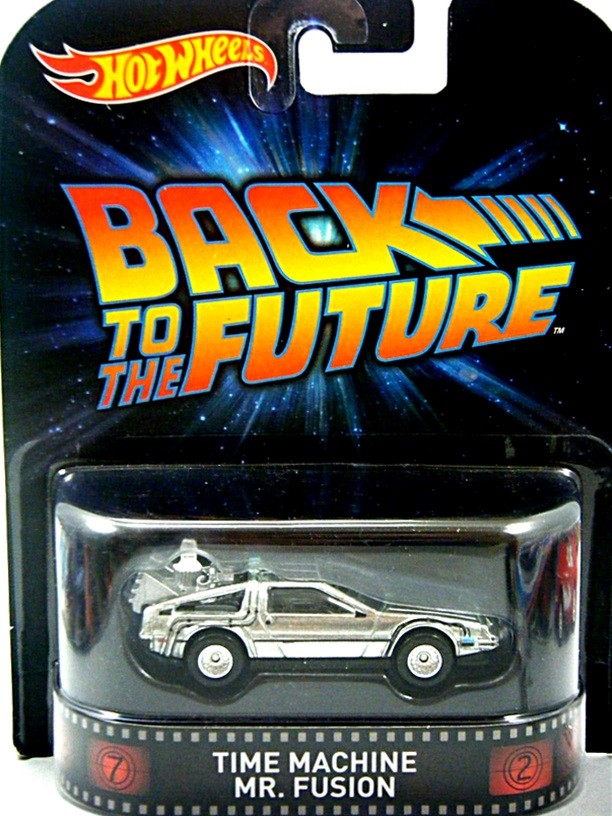 Hot Wheels - Retro Entertainment - Back to the Future Delorean Mr Fusion Time Machine
