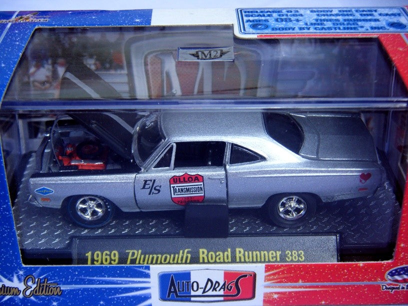 M2 Machines Auto-Drags 1969 Plymouth Road Runner 383