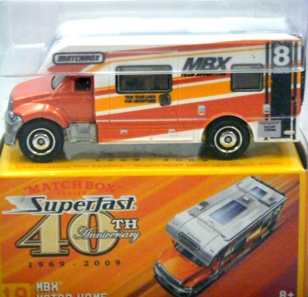 Matchbox 40th Anniversary Superfast - Motor Home - RV  