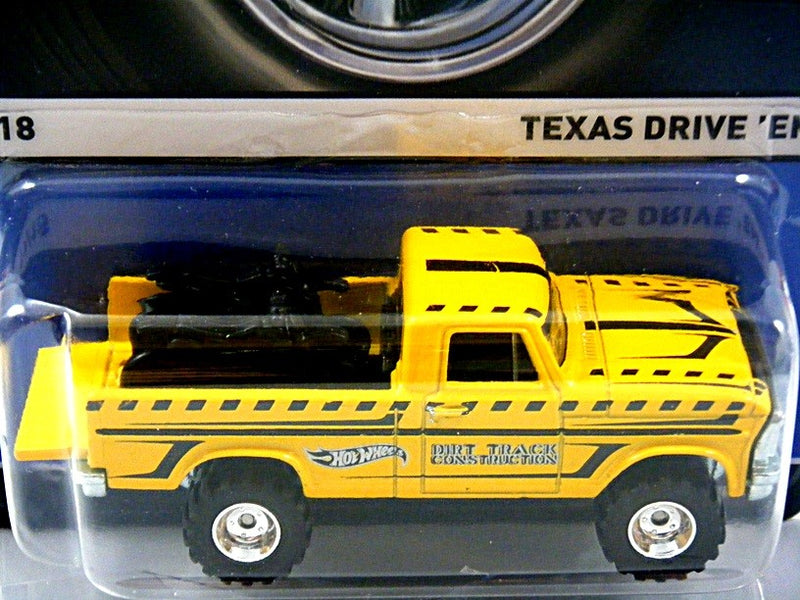 Hot Wheels Real Riders - Texas Drive 'Em - 4x4 Pickup Truck with Motorcycle