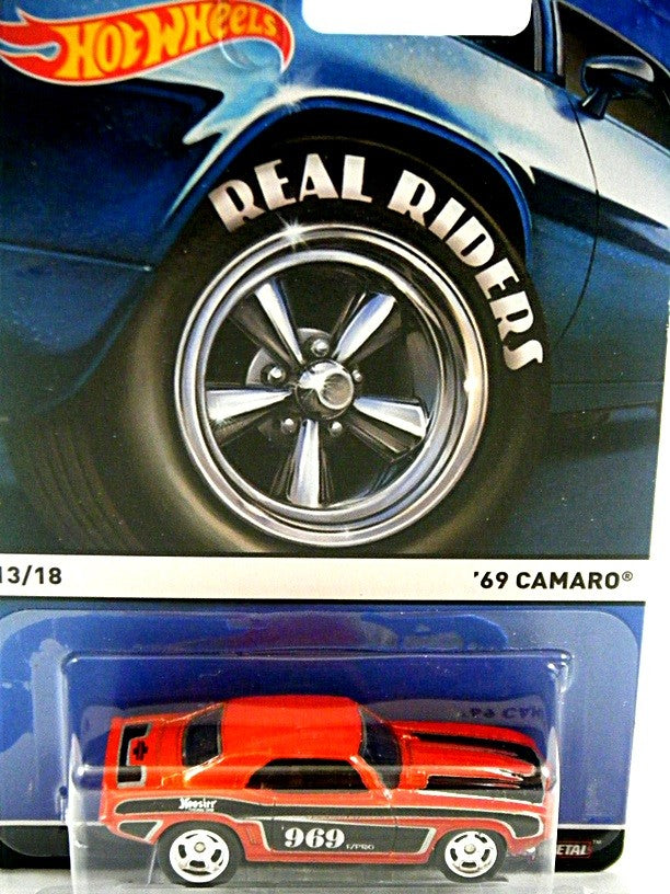 Hot Wheels - Real Riders - 1969 Chevrolet Camaro