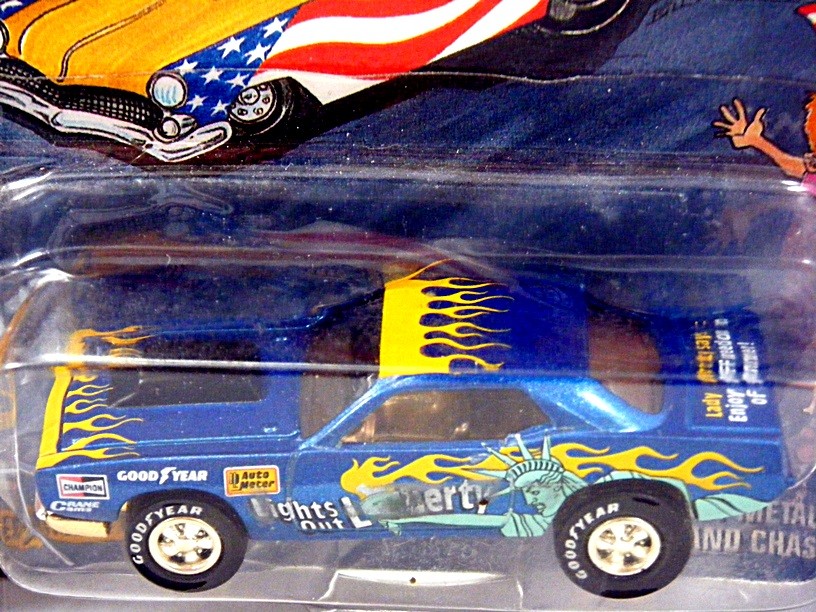 Johnny Lightning Summerfest Promo - Lady Liberty Plymouth Cuda Pro Stock