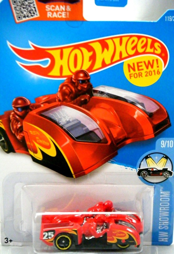 Hot Wheels - 2016 New Models - Side Ripper - 2 Man Motorcycle