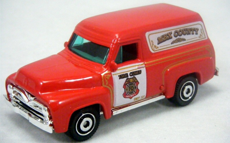 Matchbox - 1955 Ford F-100 Fire Dept Panel Truck
