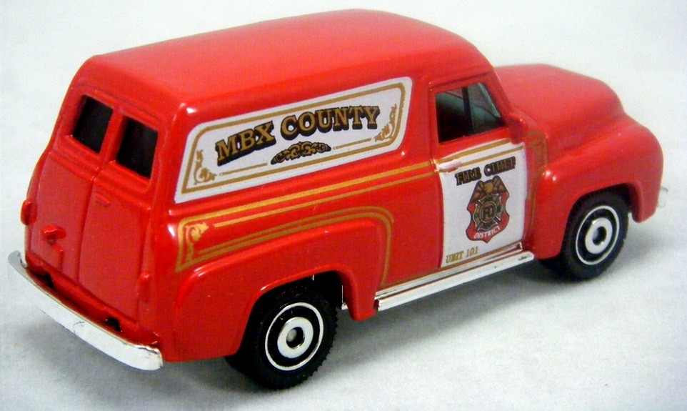 Matchbox - 1955 Ford F-100 Fire Dept Panel Truck