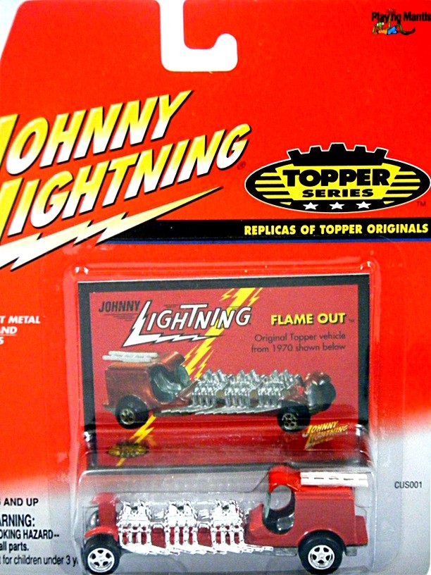Johnny Lightning - Topper - Flame Out Custom Fire Truck