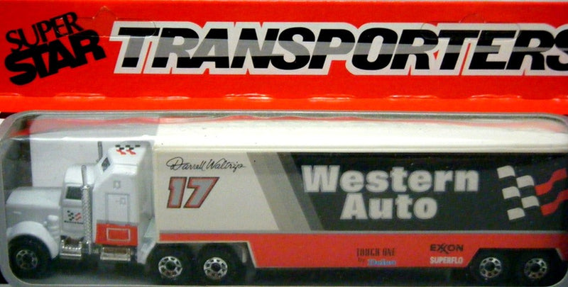Matchbox - NASCAR Super Star - Darrell Waltrip Western Auto KenworthTransporter