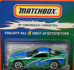 Matchbox - Taco Bell Promotional Model - 1997 Chevrolet Corvette