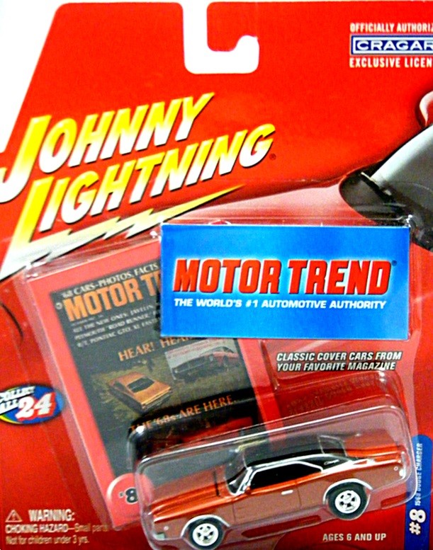 Johnny Lightning - Motor Trend Magazine 1968 Dodge Charger