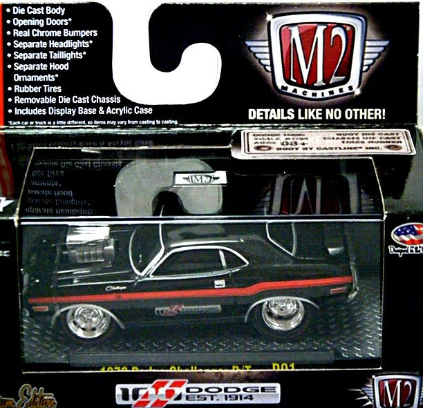 M2 Machines Dodge 100th - 1970 Dodge Challenger R/T