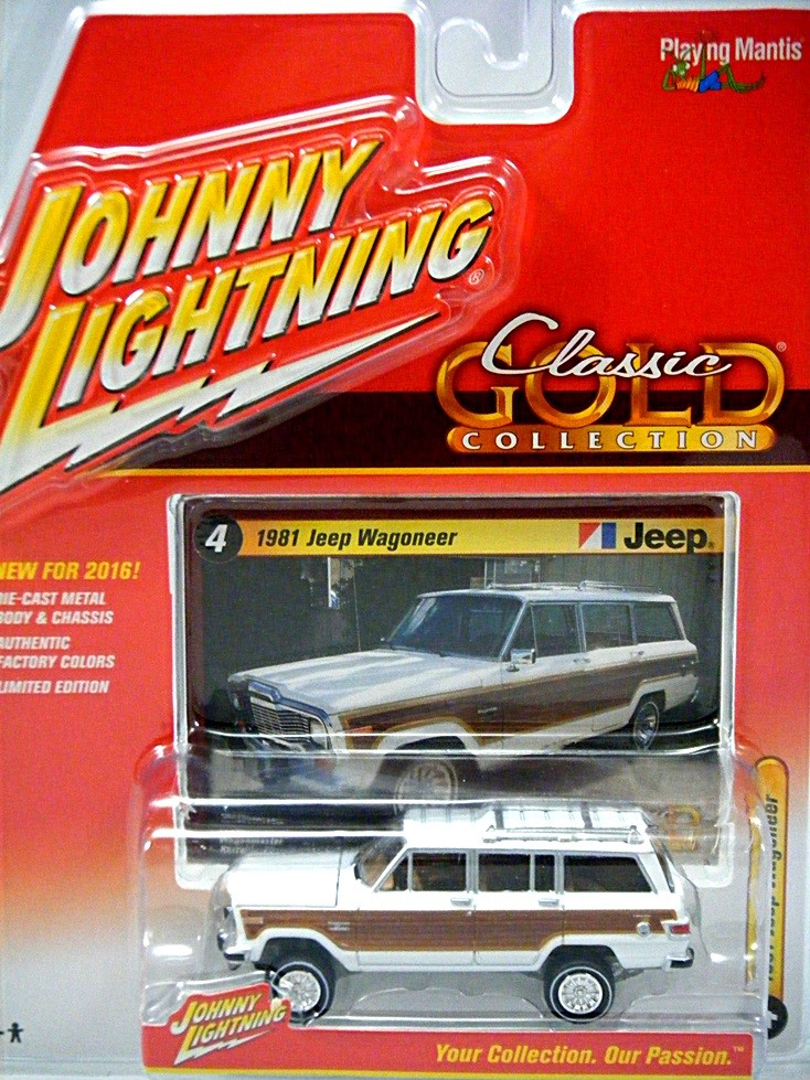Johnny Lightning R2- Classic Gold - 1981 Jeep Wagoneer