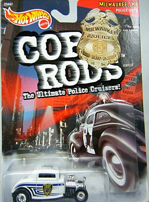 Hot Wheels Cop Rods Trenton NJ Police 33 Ford Roadster