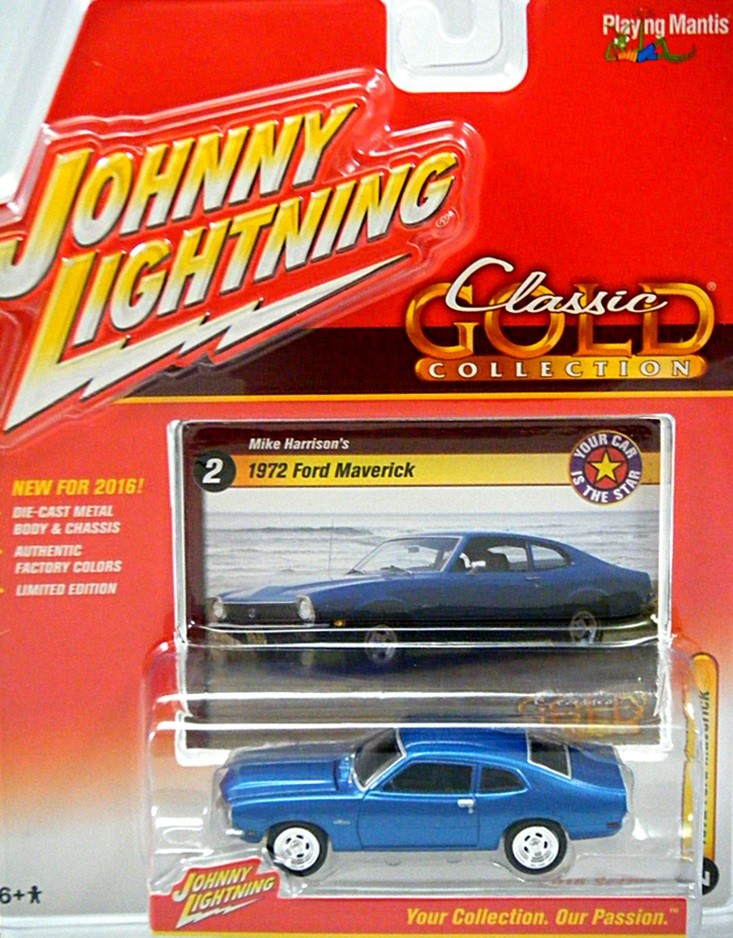 Johnny Lightning R2- Classic Gold - 1975 Ford Maverick