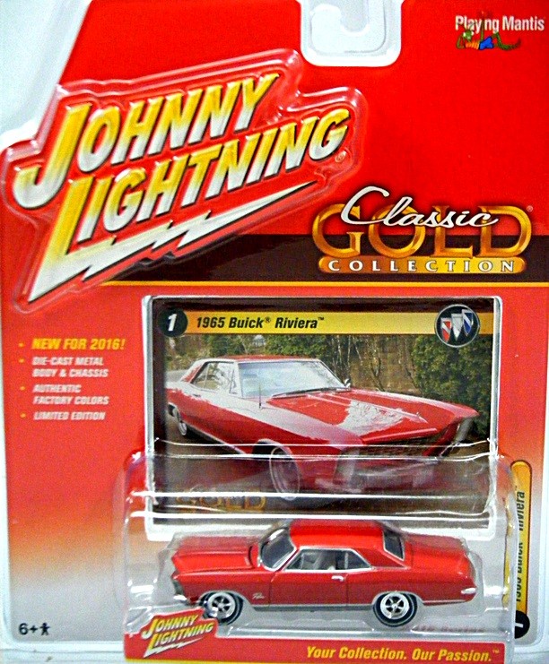 Johnny Lightning R2- Classic Gold - 1965 Buick Riviera