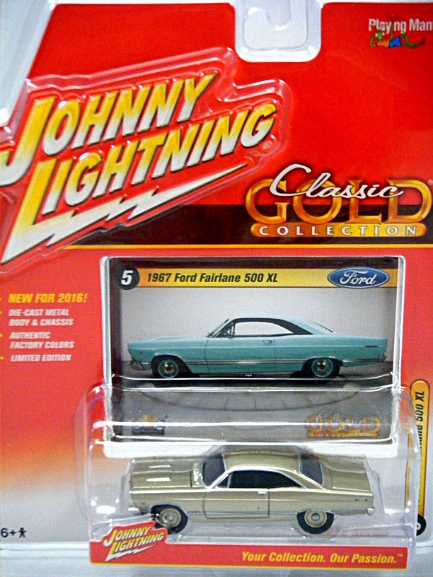 Johnny Lightning R2- Classic Gold - 1975 Ford Maverick